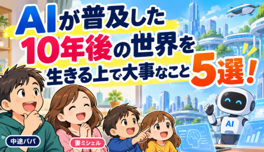 AIが普及した10年後の世界を生きる上で大事なこと５選！