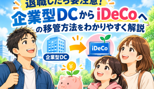 「企業型DC」退職したら要注意！iDeCoへの移管方法をわかりやすく解説！